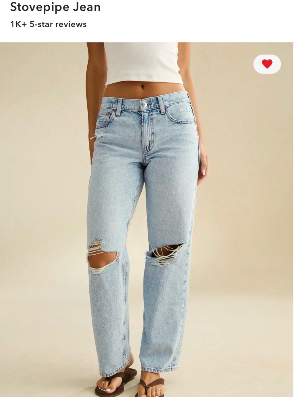 American Eagle High waisted stove pipe jeans